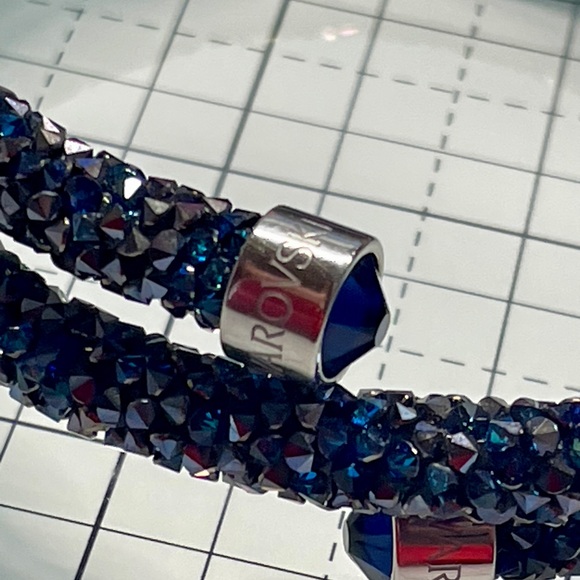 Swarovski Jewelry - Swarovski Blue and Silver Crystal Bracelet- price is firm